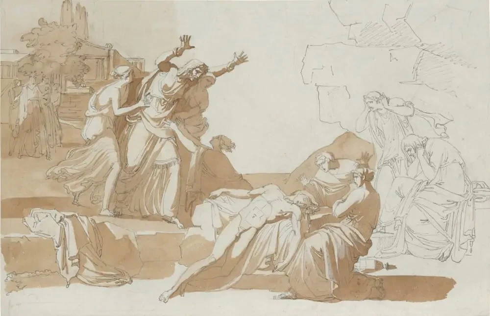 Ecuba scopre il cadavere del figlio Polidoro